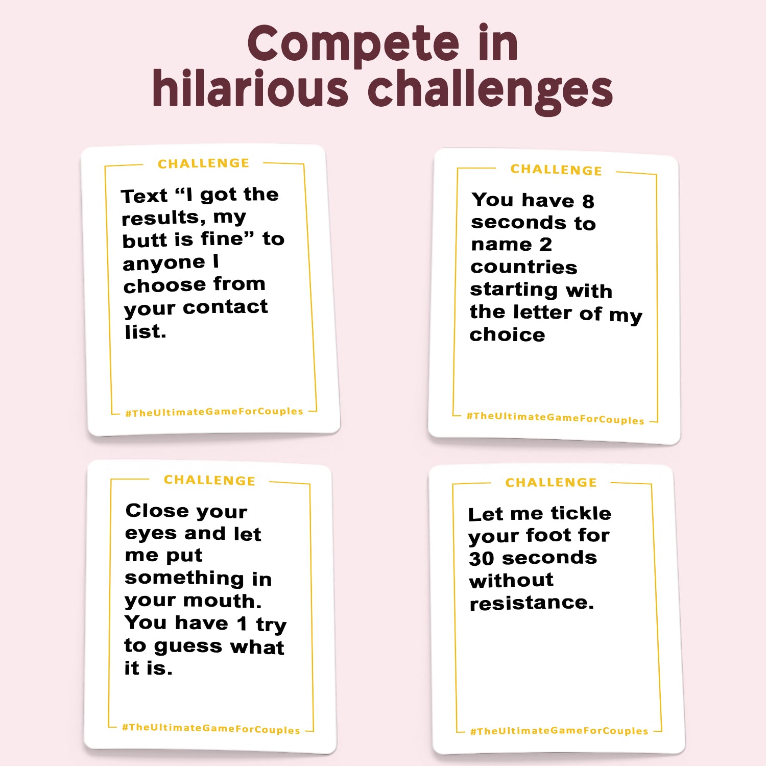 The Ultimate Game for Couples - Great Conversations and Fun Challenges